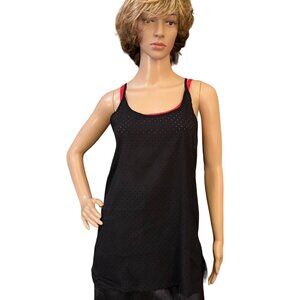 Zara Collection Womens Sport Tank Top Size S Black Spaghetti T-Strap Athleisure